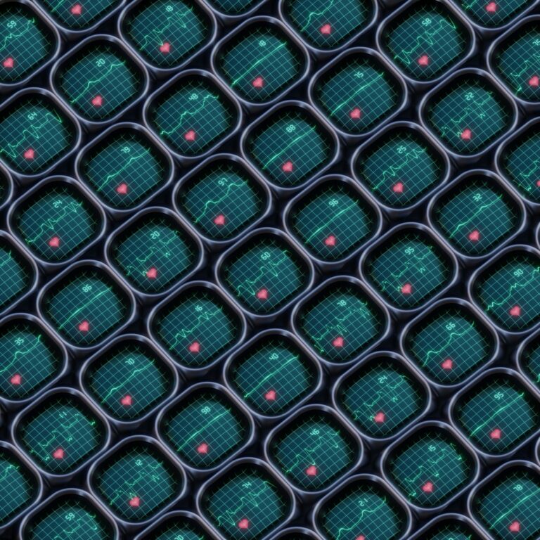 a computer generated image of a bunch of circles