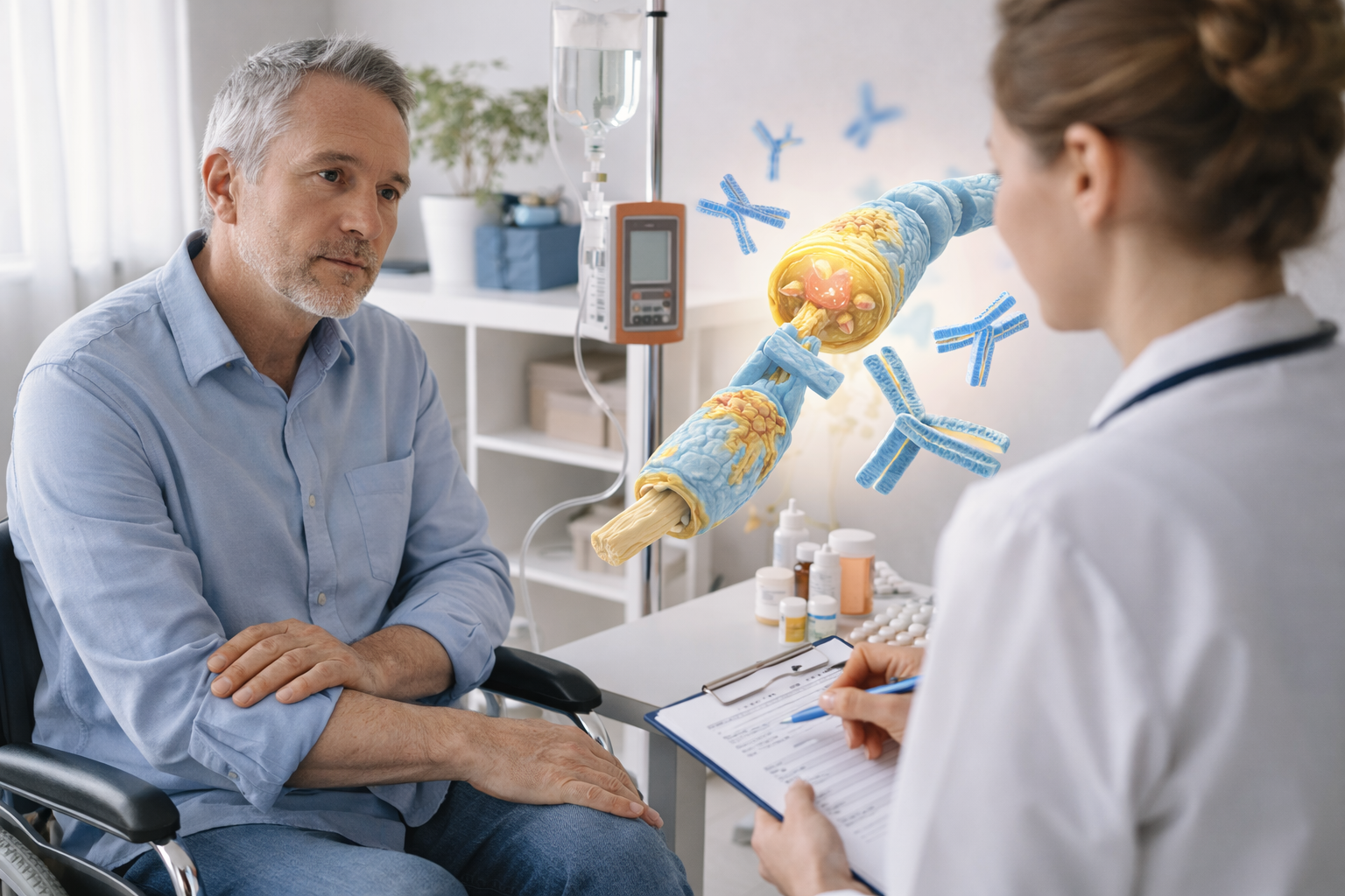 Titelbild zu „CIDP verstehen: Welche Therapieansätze Betroffenen neue Perspektiven eröffnen“