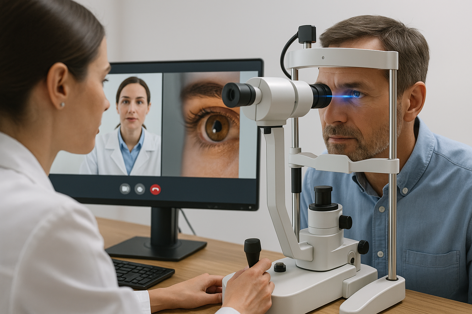 Titelbild zu „Die Zukunft der Augenheilkunde: Augenlaser-Technologien in der Telemedizin“